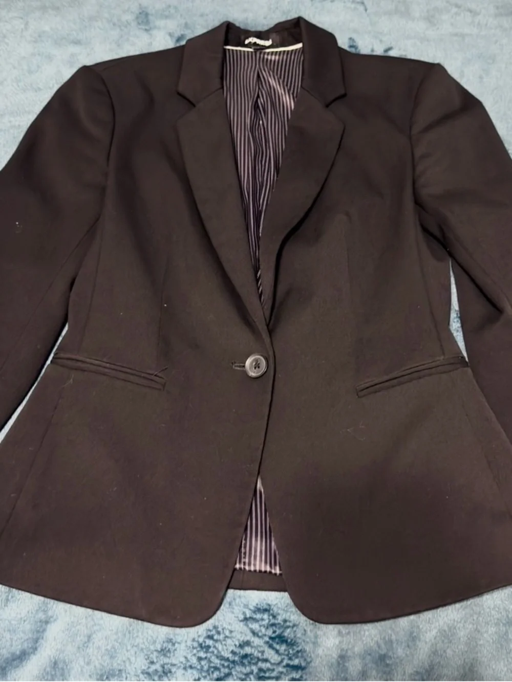 Express Black Single-Button Women's Blazer